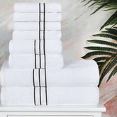 Turkish Cotton Heavyweight Plush 8 Piece Towel Set